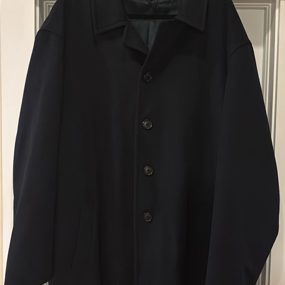 Men's Classic Navy Trench Coat